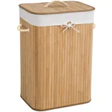 Tectake tectake® Wäschekorb mit Wäschesack eckig 72 L
