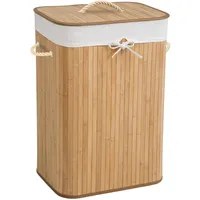 Tectake tectake® Wäschekorb mit Wäschesack eckig 72 L