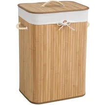 Tectake tectake® Wäschekorb mit Wäschesack eckig 72 L