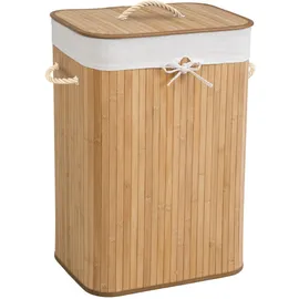 Tectake tectake® Wäschekorb mit Wäschesack eckig 72 L