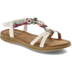Weiße Sandalen Artiker Modische Damenschuhe, 41