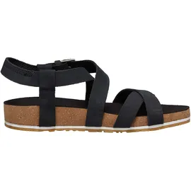 Timberland Malibu Waves Ankle Breite Sandalen Jet Black 37