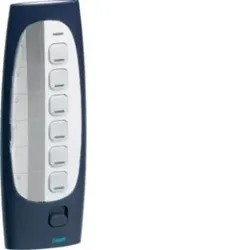 Hager TU418 Funkfernbedienung, KNX, 7 Tasten, 18 Kanäle.Funksender zum Schalten von Verbrauchern in Verbindung mit KNX fähigen Bussystemen über