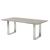 Niehoff Noah Gartentisch 200 x 95 x 76 cm HPL Beton-Design/silberfarben