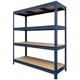Mammut Weitspannregal Grau Traglast 1500 kg 177 x 160 x 60 cm