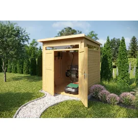 Weka Gartenhaus 265 2,50 x 2,50 m Beige