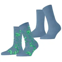 Esprit Socken Flower Sketch 2-Pack (2-Paar) blau 39-42