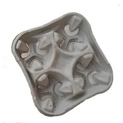 220x 4er Becherträger, Becherhalter, Bechertablett, Cup Carrier aus Papierfaser