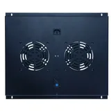 DSIT Lüftereinheit - Ventilator Paket mit 2 Ventilatoren und Thermostat geeignet für Serverschränke mit Einer Tiefe von 600mm