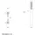 CHRIS BERGEN Chris Bergen, Handbrause mit Brauseschlauch, (22.90 l/min)