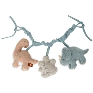 jollein Kinderwagenkette Roarsome - Dinos - Kinderwagen Spielzeug - Babyschale Spielzeug - Kinderwagen Zubehör