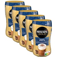 Nescafe Cappuccino weniger süß Instant Kaffeemischung 250g 5er Pack