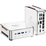 NiPoGi Pinova P2 Mini-PC 2023 4K Ultra HD AMD Ryzen 3300U 3,5 GHz 16 GB RAM 512 GB SSD W11 Pro