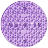 Fußmassagematte, Anti-Ermüdungs-Stein, Akupunktmatte, Fußreflexzonen-Pad, Entspannungsmassagematte, ergonomische Akupressurmatte zum Gehen, Partikel, tragbares Massagewerkzeug, Violett, 55 cm