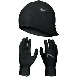 Nike Herren Essential Running Hat and Gloves Set schwarz