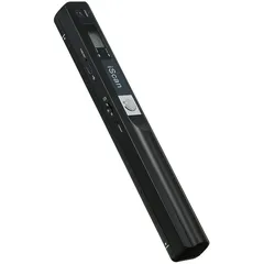 iScan Tragbarer Scanner Mini-Hand-Dokumentenscanner A4-Buchscanner JPG- und PDF-Format 300/600/900 Bewegungsgeschwindigkeit, Schwarz