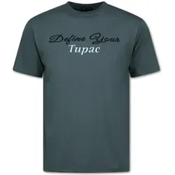 Top Star  T-Shirt Oversized Tupac Shakur Mit Print  in Grau, EU S