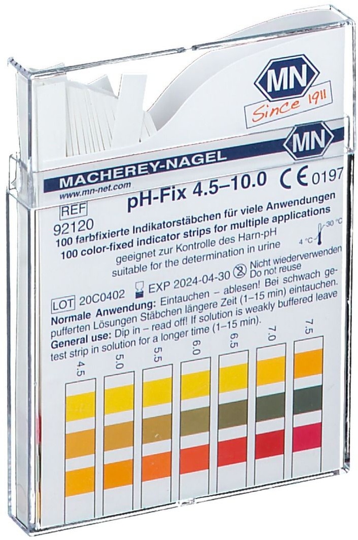 Ph-Fix Indikatorstäbchen pH 4,5-10 100 St Stäbchen