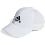 Adidas Embroidered Logo Lightweight Baseball Kappe White / Black Erwachsene (L/XL)