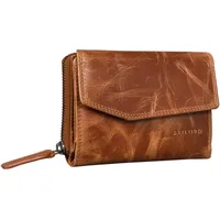 STILORD 'Lark' Damen Geldbörse Leder RFID Groß Geldbeutel Vintage Portemonnaie für Frauen NFC Schutz Ledergeldbörse Damen Echt Leder, Farbe:Perugia-braun
