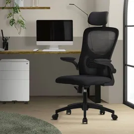 ML-Design Bürostuhl Ergonomisch Schwarz