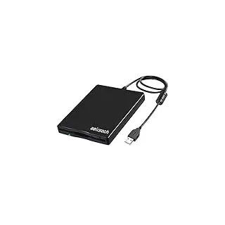 aelrsoch Diskettenlaufwerk, externes Diskettenlaufwerk, USB-Diskettenlaufwerk, Diskettenlaufwerk USB, 3.5 externes Diskettenlaufwerk, 1.44 MB/2 HD-Diskettenlaufwerk, Windows 2000/7/8/10, etc.