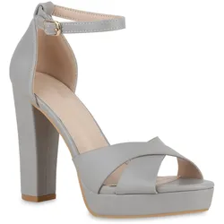 Damen High Heels in Grau