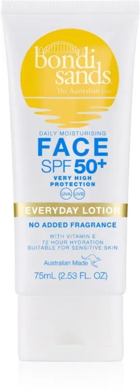 Bondi Sands SPF 50+ Everyday Face Lotion Bräunungsmilch für das Gesicht SPF 50+ 75 ml