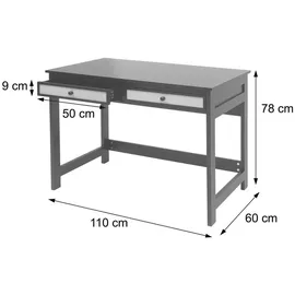 MCW Schreibtisch O36 helltaupe