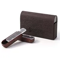 WZCXYX High-End-Ledertasche Eine Woche Pillendose Tragbare Reise-Pillendose Tragbare Pillendose Box Verpackung Lagerung Ledertasche Box Gesundheitsprodukt Aufbewahrungsbox(Color:braun)
