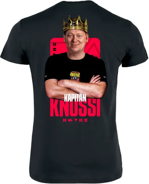 Battle of the Socials T-Shirt Team Knossi Schwarz