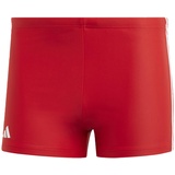 adidas HT2075 3STRIPES Boxer Swimsuit S/Men's Better Scarlet/White,S/M