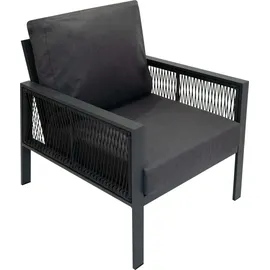 Jardi 4-teilige Aluminium-Sofagarnitur anthrazitgrau