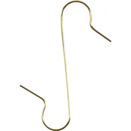 IDENA Riffelmacher Christbaumkugeln Christbaumschmuck Aufhänger S Haken gold