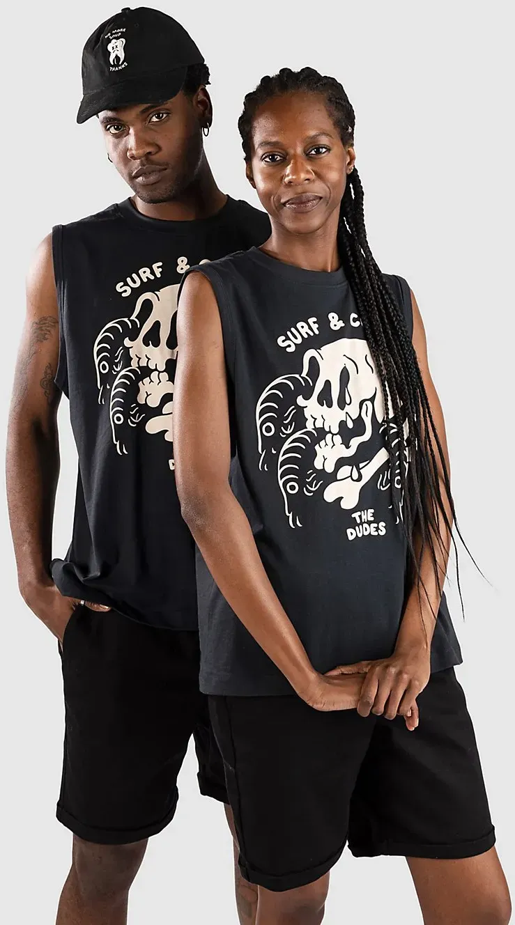 The Dudes Surf And Curse Tank Top black Gr. L