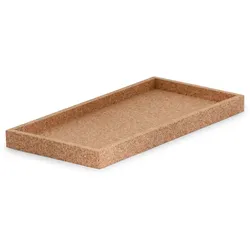 Korktablett - vielseitige Ablage 20 x 40 x 3 cm natur