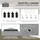Outsunny Faltpavillon 4 x 4 m inkl. 4 Seitenteile Dunkelgrau