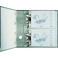 Leitz Doppelordner DIN A5 75 mm Schwarz