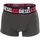 Diesel Boxershorts Baumwolle Schwarz/Grau/Rot L 3er Pack