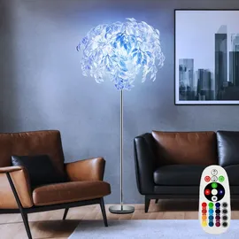 RL Stand Lampe Blätter Steh Leuchte Fernbedienung Beleuchtung mit Set inklusive RGB LED Leuchtmittel