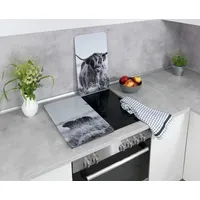 Wenko Herd-Abdeckplatte 2er Set grau