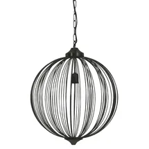 Light & Living MALA 1-flg. Ø 50 cm schwarz Metall