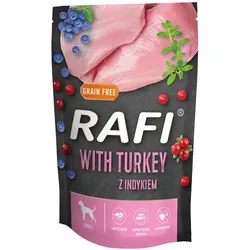 RAFI Nassfutter mit Truthahn, Heidelbeeren und Preiselbeeren für Hunde 500 g