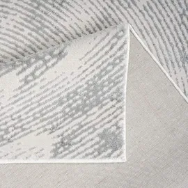 Carpet City "ANTIK481", grau, B:160cm H:10mm L:230cm, Polyester, Teppiche, Kurzflor, 3D-Optik, Klassisch-Modern für Wohnzimmer, Schlafzimmer