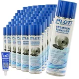 48x BREMSENREINIGER 500ml TEILEREINIGER SPRÜHDOSE ENTFETTER + ATE Plastilube 75ml