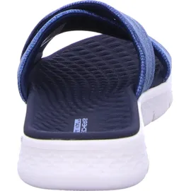 SKECHERS GO Walk Flex Sandale Impressed, Navy Textile, 37 EU