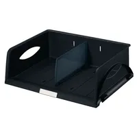 Leitz Briefablage Sorty A4 quer schwarz DIN A4, 1 St.
