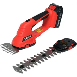 Yato Gras- und Heckenschere 18V 10 cm inkl. 1 x 2,0 Ah + Ladegerät