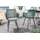 Riess-Ambiente Riess Ambiente Stuhl SIGNUM Gartenstuhl 55 x 54 x 83 cm salbei/schwarz mit Armlehne 1 St.