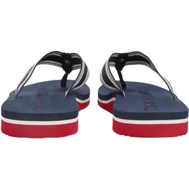 Tommy Hilfiger TH Webbing Summer Sandal Dunkelblau/Weiß/Rot 41